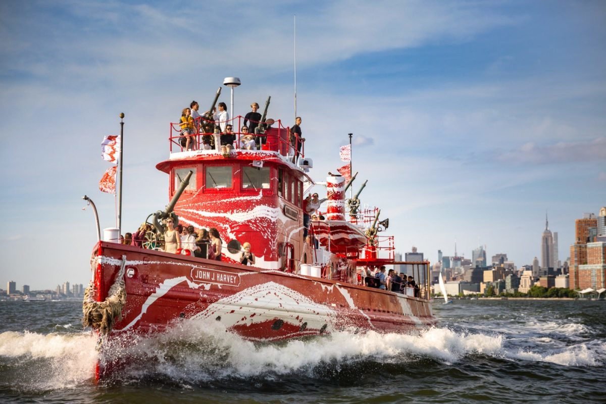 John J. Harvey fireboat coffee or die