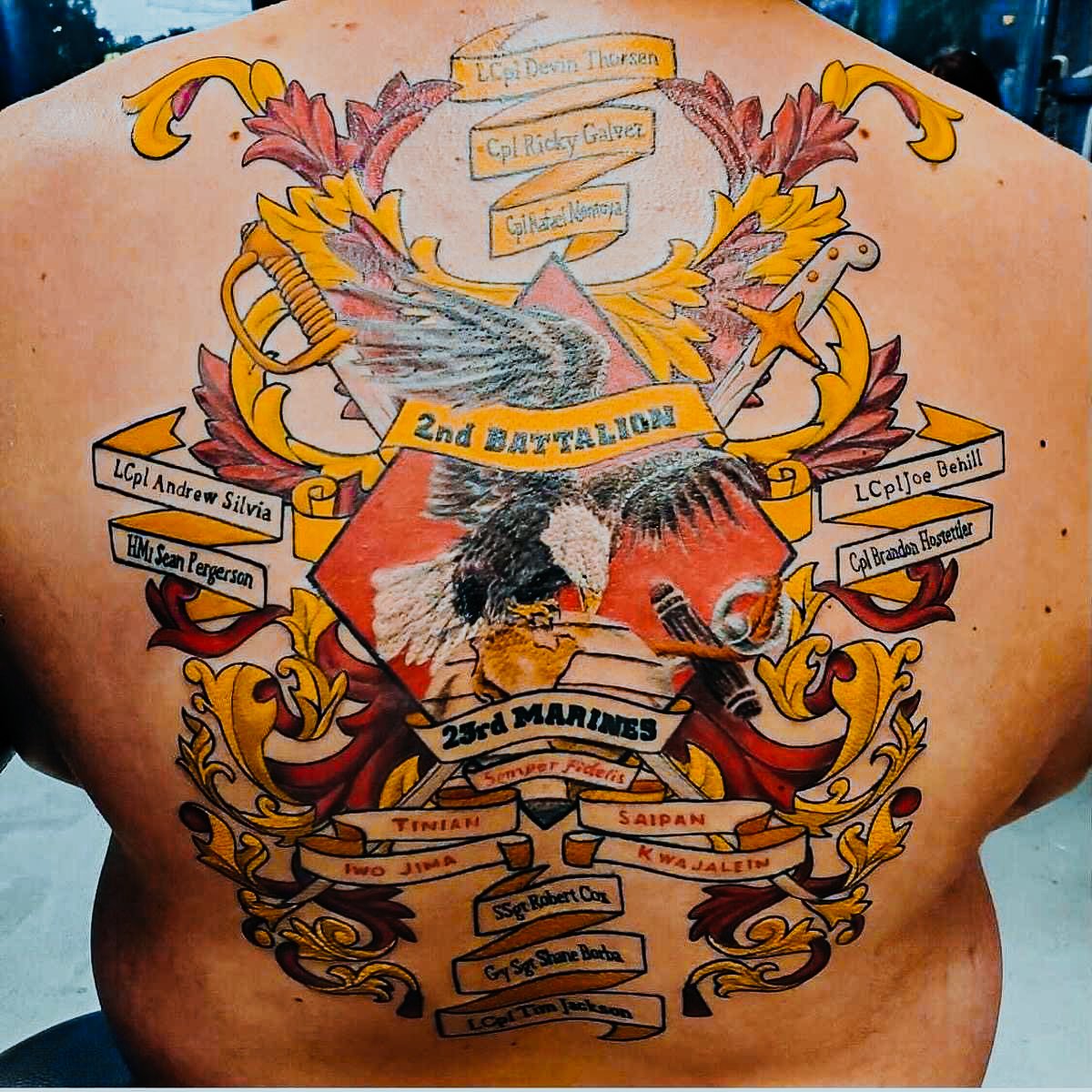 military tattoos