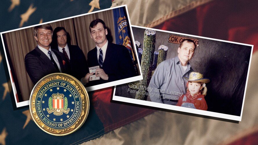 Leonard "Lenny" Hatton Jr. served 16 years with the FBI until he was tragically killed on September 11, 2001. Screenshots from YouTube. Composite by Coffee or Die Magazine.