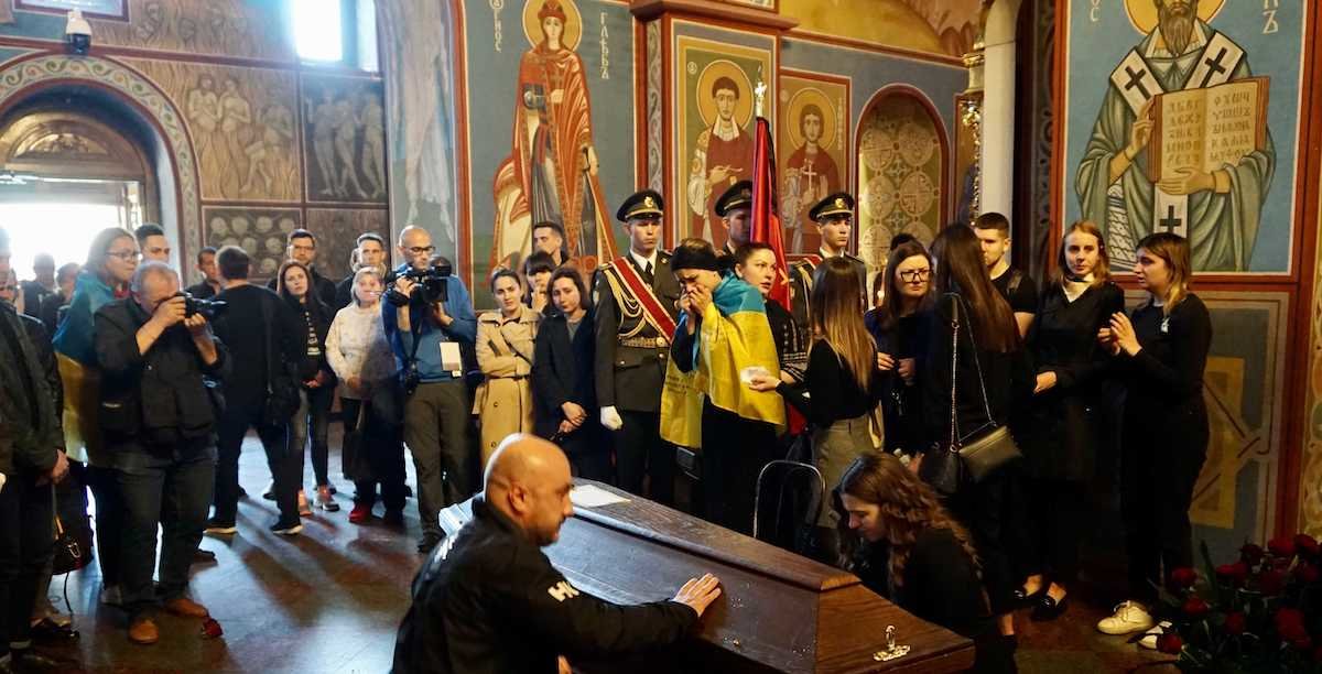 Oleksandr Makhov funeral