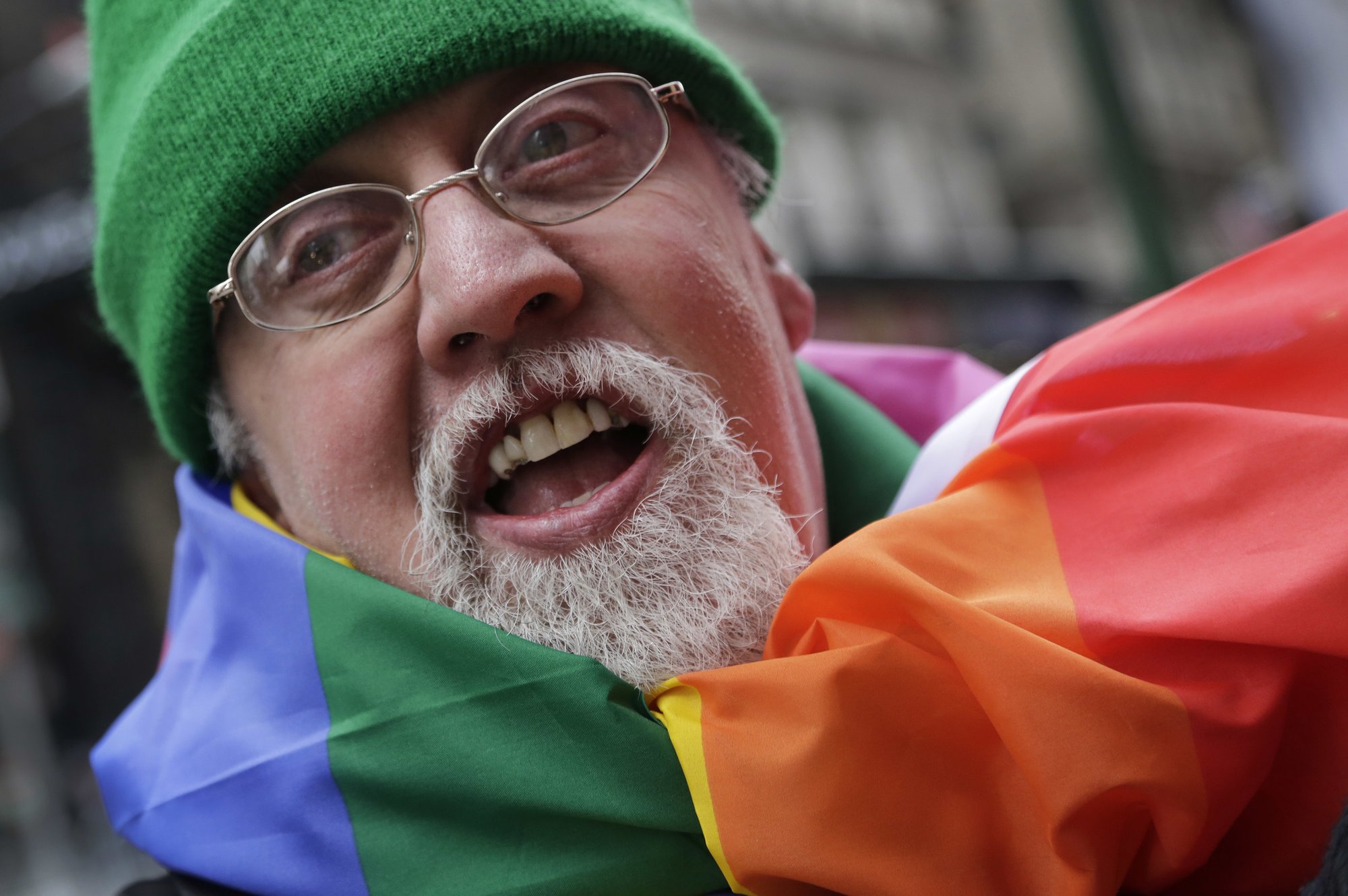 Gilbert Baker gay pride rainbow flag coffee or die 
