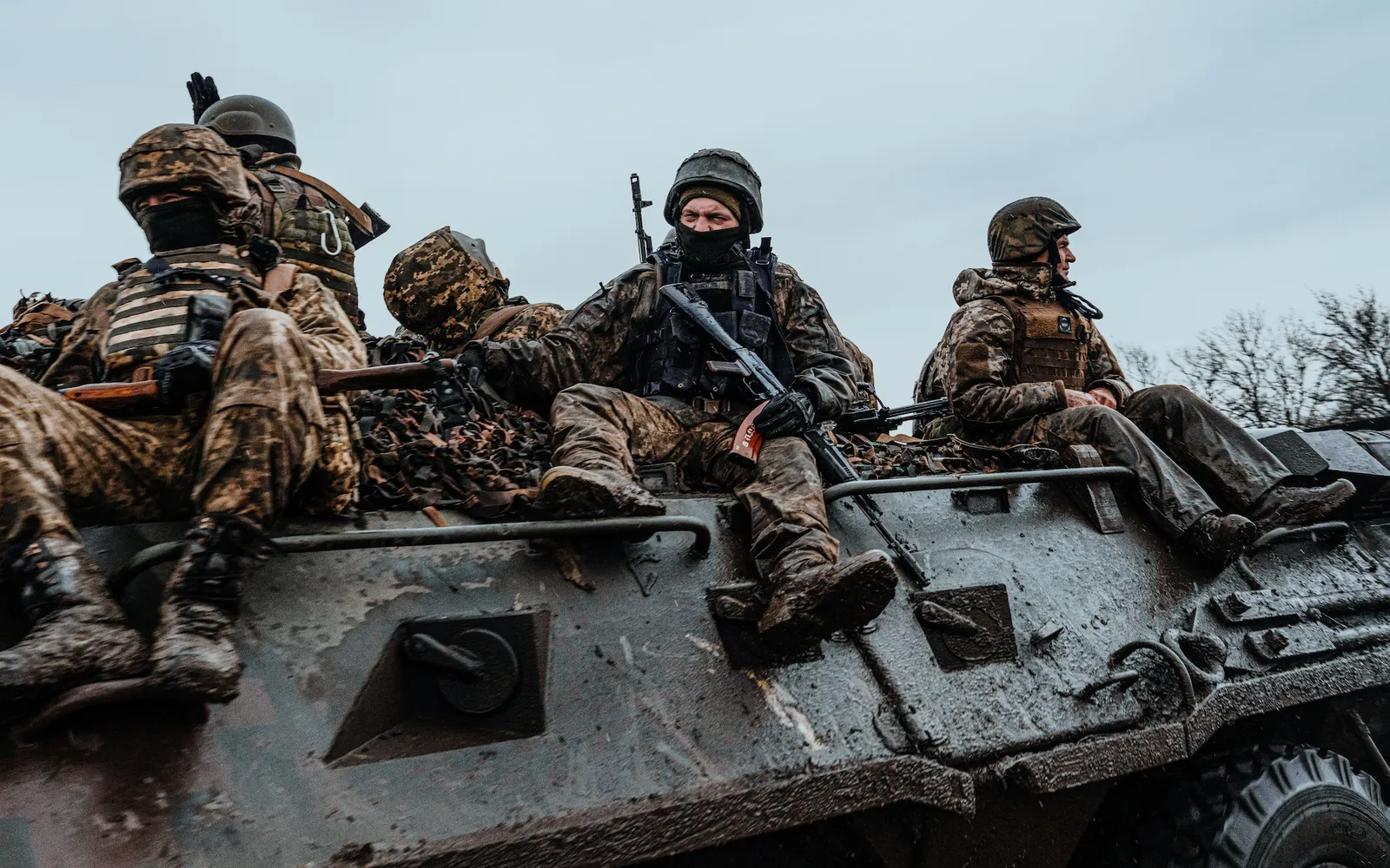 Ukrainian soldiers