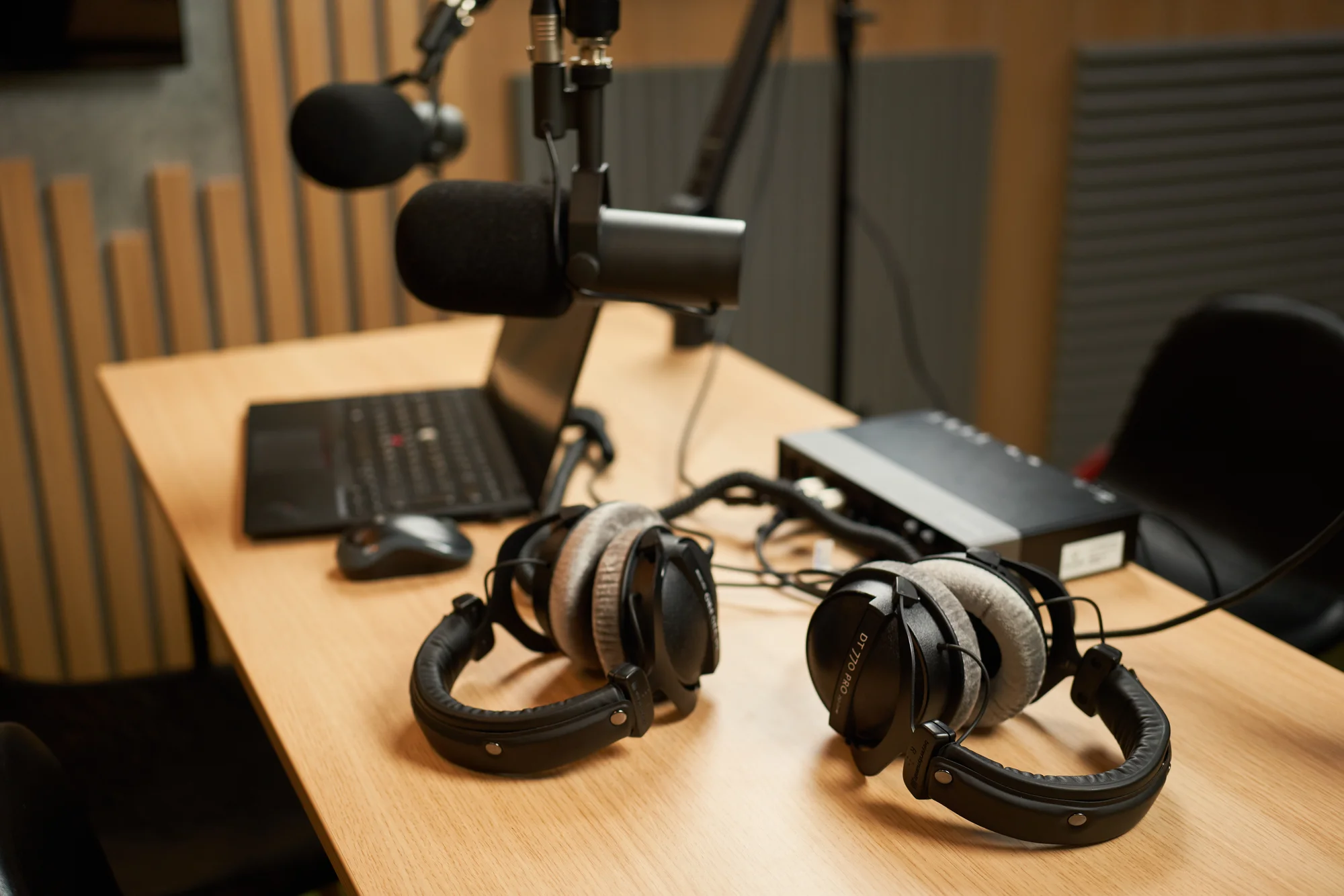 accedia's podcast studio 