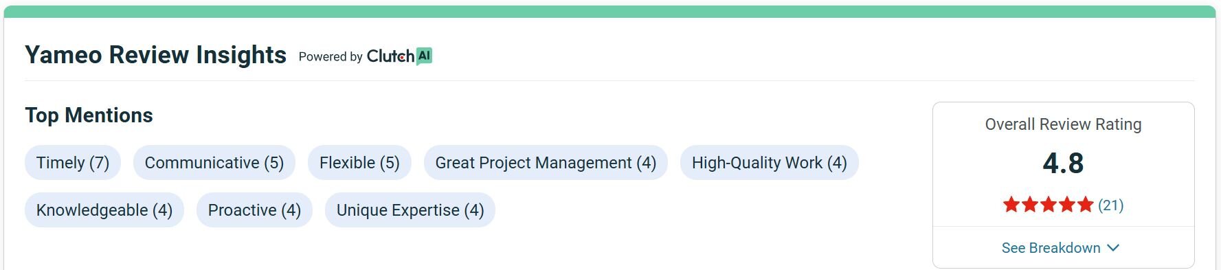 Yameo Clutch profile