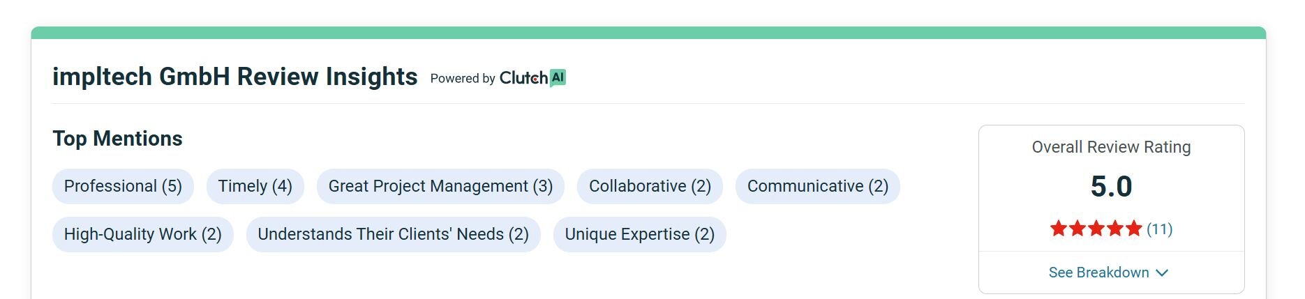impltech Clutch Rate