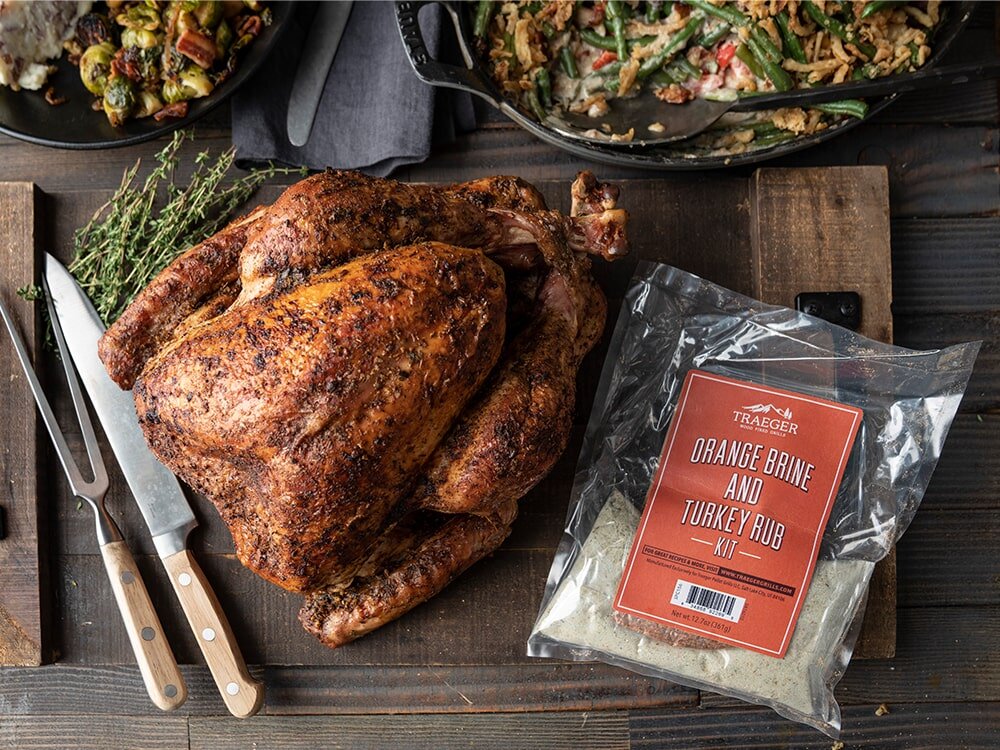 Traeger Roasted Whiskey-Glazed Wild Turkey