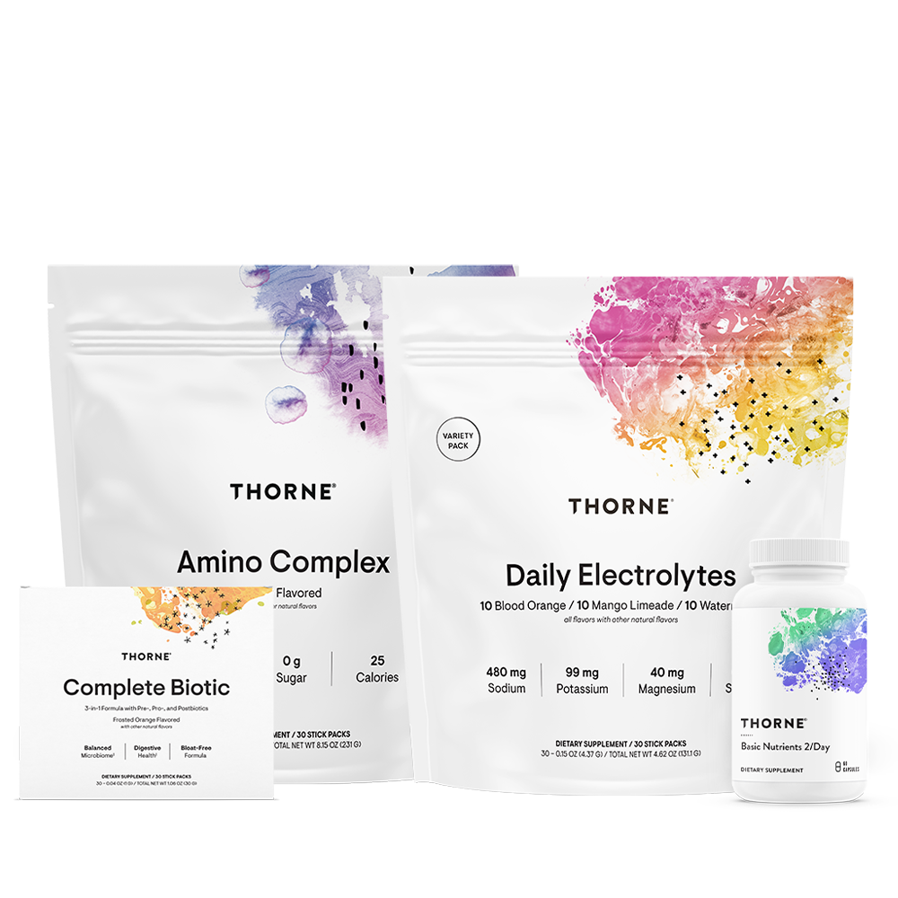 bundle of complete biotic, amino complex, electrolytes and basic nutrients