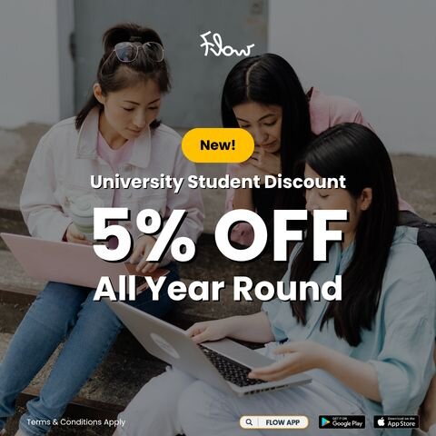 Flow University Student Discounts: 5% Off Hotel Bookings All Year Round!