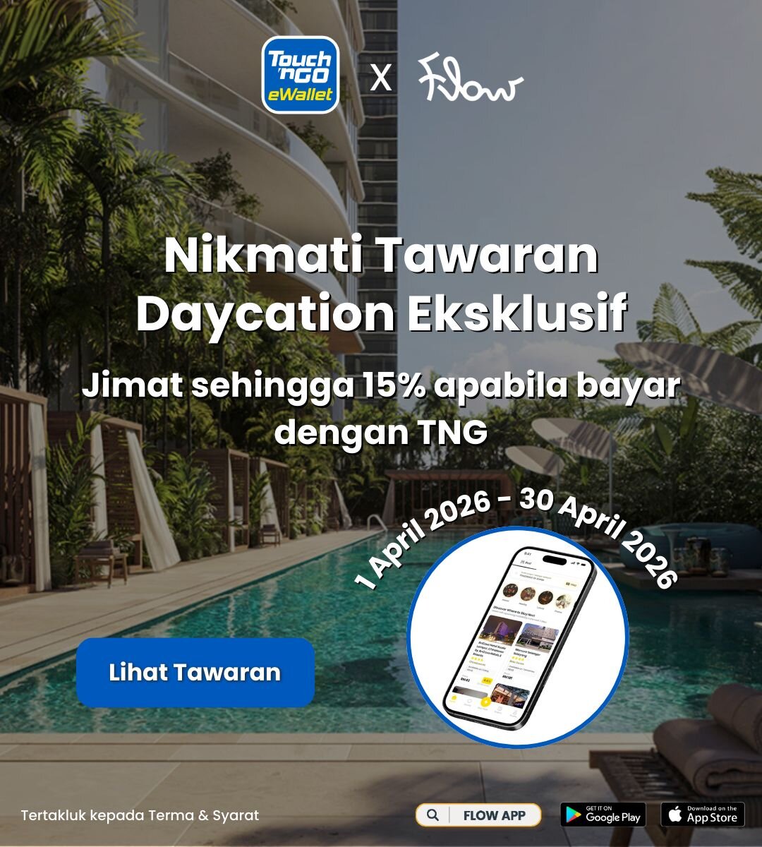 TNG x Flow App | Promosi Eksklusif Tempahan Hotel