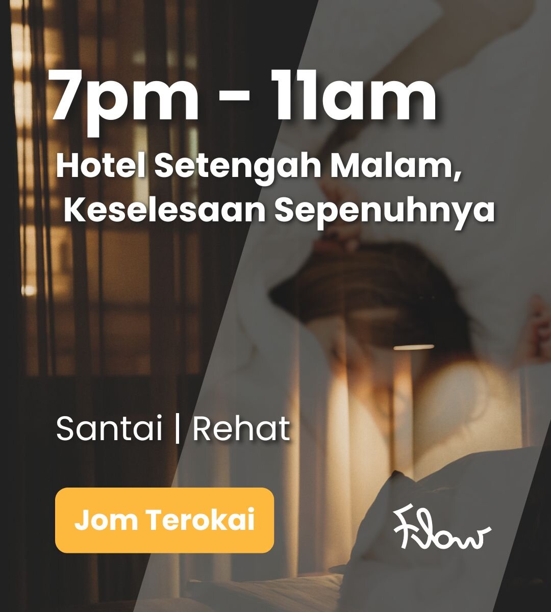 Tempah Separuh Malam, Rehat Sampai Puas!