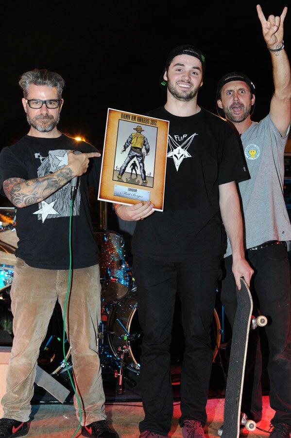 Matt Berger gets the Canadiam Award