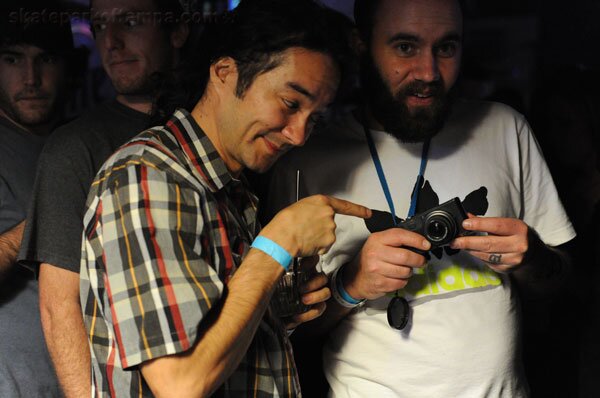 George Cutright rolls with an undercover Leica