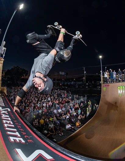 Phil Hajal takes a break from his vert ramp in Ocala to swing by and grace us with this invert

<!--TampaAm2023provertlegendsjambony-->