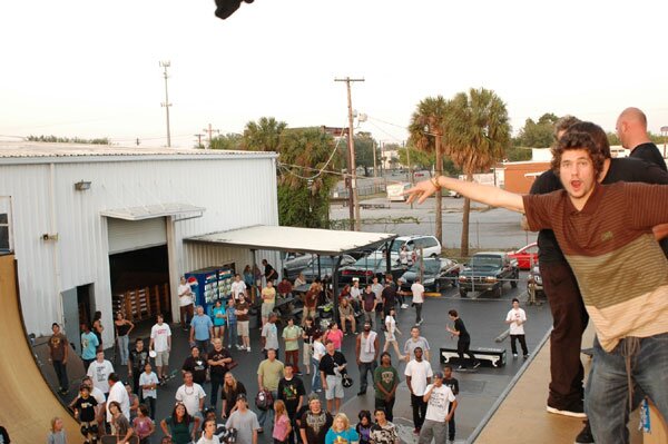 Product toss off the vert ramp