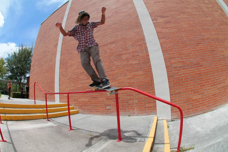 <!--inequality-->

Markus Jalaburrrrr! with the BS Smith! Fun fact: Markus landed this trick before I could snap a great photo, but he hopped back on there and did it again for the camera.