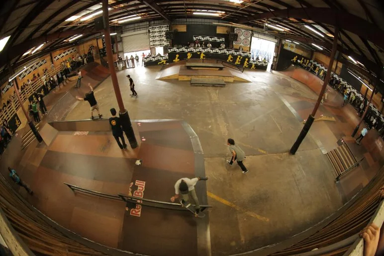 <!-- 2013harvestJam -->

I was excited to hear all the positive feedback on the design of the new course. Thank you Team Pain skate parks!