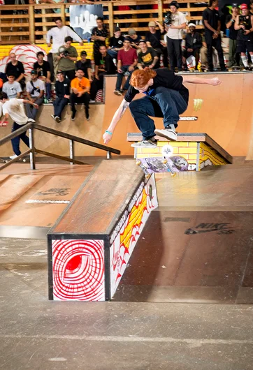 <!--am17satquals-->

It was a Cab backside 180 nosegrind that got Giovanni Vianna 2nd in Indy’s Best Trick but he also did this Half-Cab Heel 5-O as well. Pretty cool stuff Gio!