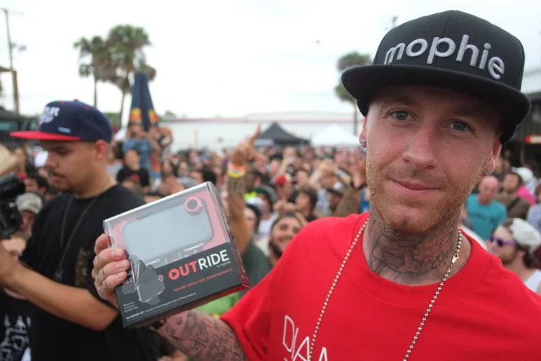 Mophie hooked up some great gear all weekend and also at the product toss.<!-- Tampa Pro 2013 Skateboarding and the After-Party -->