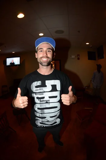 Damn, Orlando was in the house tonight. Good seeing you Chris Blake. Thanks for coming out.<!-- Bake and Destroy Premiere -->