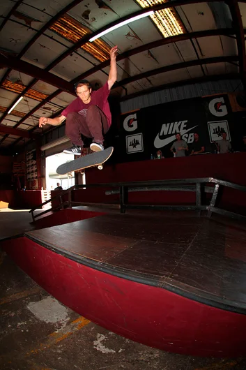 <!--toaweekend-->

Jimmy Lannon, another Florida local, did a textbook Nollie Flip to close out the demo.