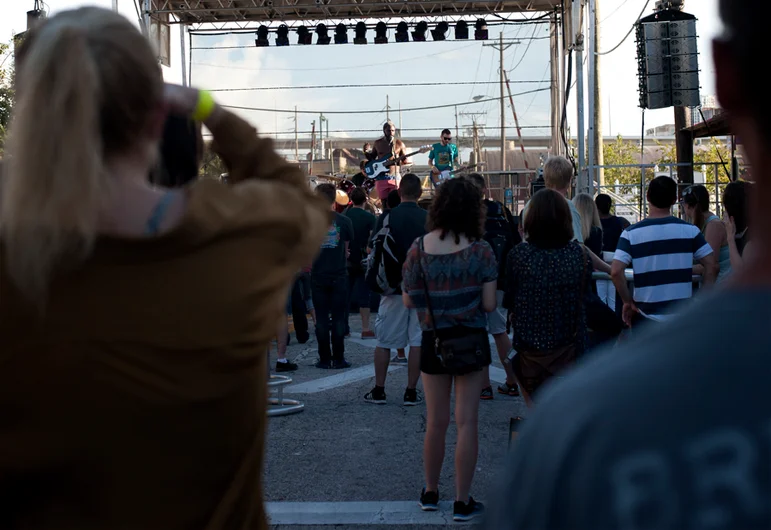 <!--ybor4year-->

The crowd started really filling in by 6PM, just as Florida Night Heat took the stage.


