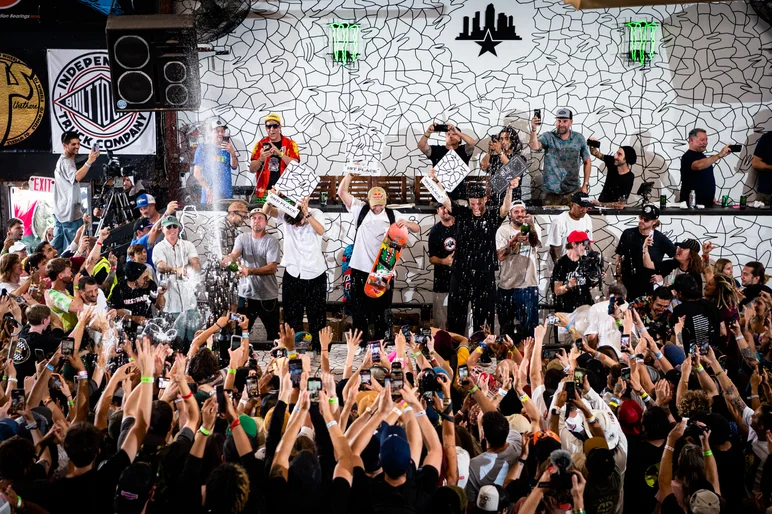 You can't win without being showered in champagne.

<!--tampapro22finals-->