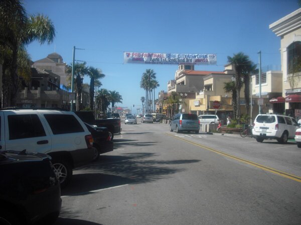 First stop was the main strip at Huntington Beach