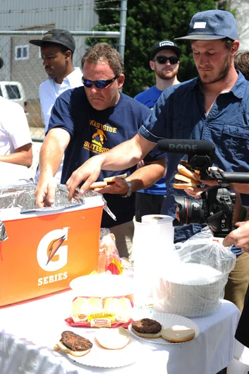 Jona and the Hazard Crew fed us all day with roadkill patties.<!-- Damn Am Atlanta 2013 Presented by DVS -->