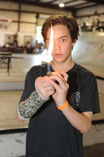 Maybe we won't give out Skatepark of Tampa lighters to kids next time.<!-- Damn Am Atlanta 2013 Presented by DVS -->