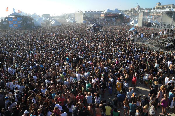 Coastal Carnage 2011: the crowd