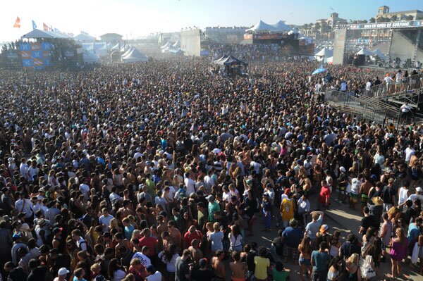 Coastal Carnage 2011: the crowd