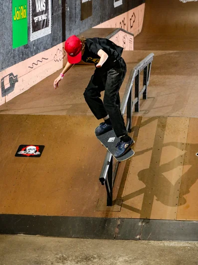 Josh Tancos with his signature Back Feeble


<!--harvestjam2023-->