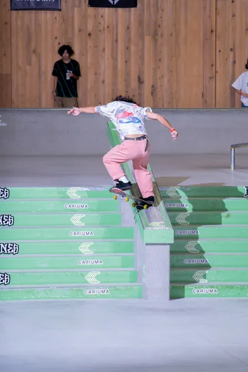 Taiyo Ishii is one of my favorites from the weekend. It's hard to stick out in a sea of dialed Japanese skaters - Taiyo brought the style and trick selection to make a name for himself!

<!--damnamjapan2022day2-->