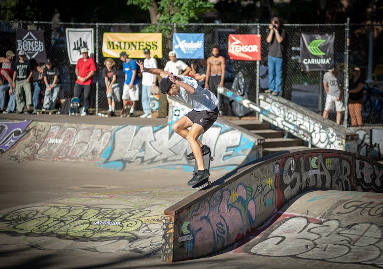 Tyler didn’t stick around for his award photo, so here is another photo of him ripping.

<!--damnamnyc2022day2-->