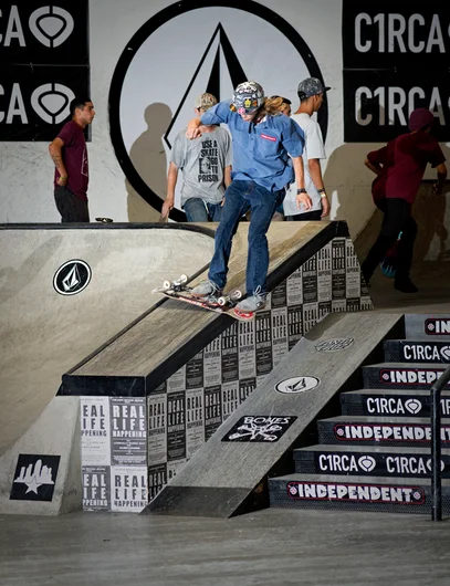 <!--cm153-->

Andy Anderson grabbed the 4th place spot in Best Trick with a solid Darkslide To Fakie.