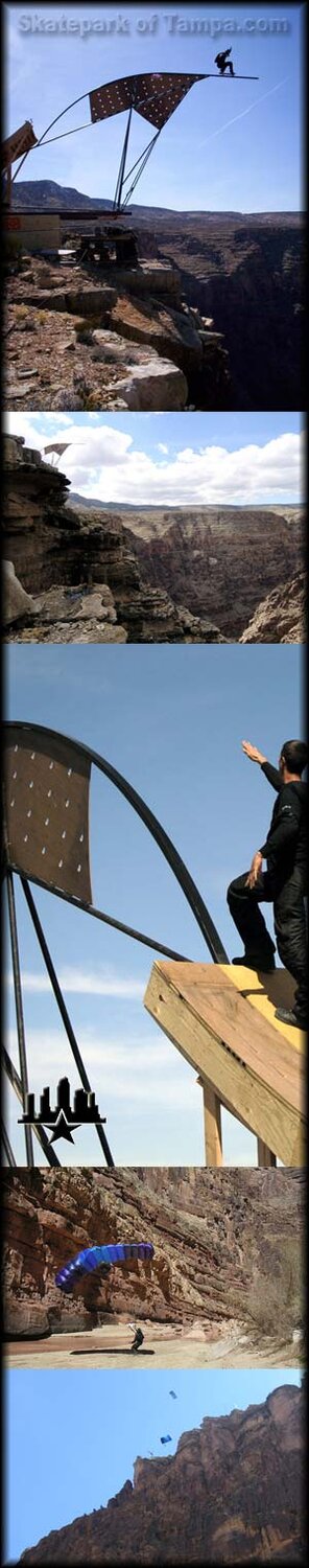 Bob Burnquist's Grand Canyon stunt...