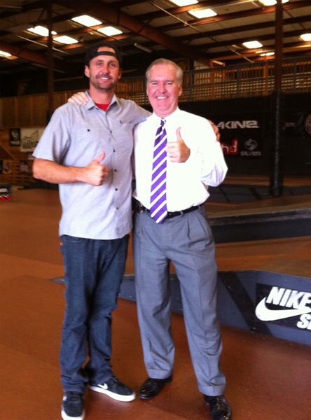 Bob Buckhorn at Skatepark of Tampa