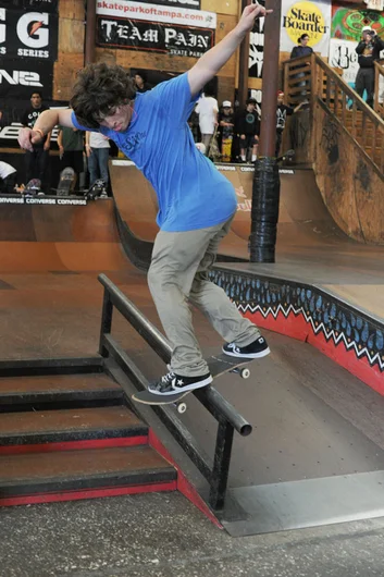 I'm kicking off the skate photos with a Who Dat and a back lip on the little rail.<!-- Valentine's Day Massacre 2013 Presented by Converse -->