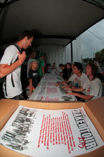 <!--bakerdemo-->

The posters were out and there must've been over 200 kids in line.