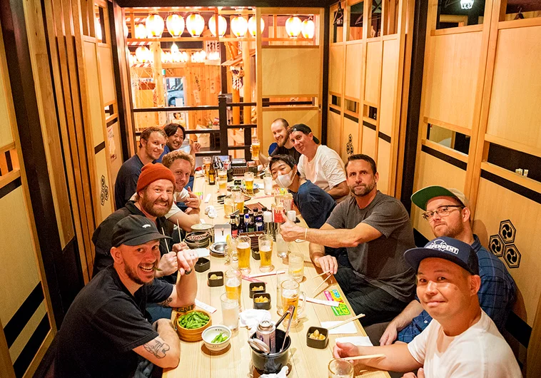 <!--daja18-day1-->

Before calling it a night, had to get in our first authentic Japanese meal.
