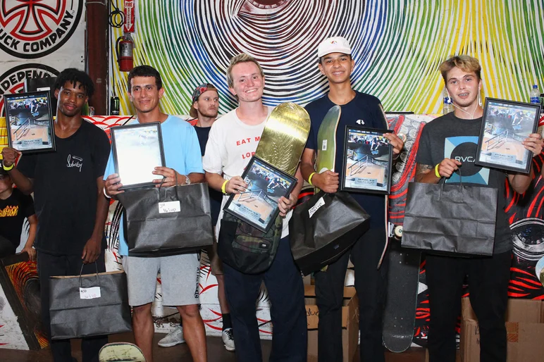 <!--hj18-->

The 16-29 Division Top 5 (L to R): Brandon McLaurin (5th), Eduardo Padron (3rd), Joe Moulton (1st), Elijah Allred (2nd), Austin McCahan (4th).
