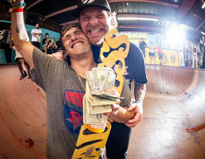 Jaime left the Madness Bowl Jam with $1000!

<!--tampapro22madnessbowljam-->