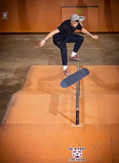 <!-- russpopevans -->

Russ taking a minute to hook up boards for the homies.