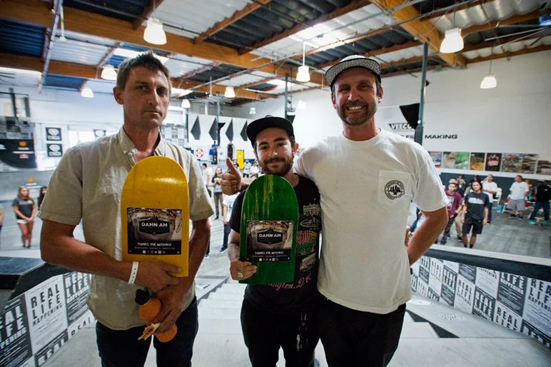 <!--cm153-->

First Thanks For Nothing Award is gots to go to Remy and Jeff from Volcom. Thanks for lettin’ us do the event at your HQ time n time again!