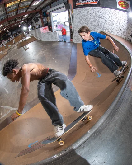 back to the Death Race! Myles vs. Dylan might become an actual boxing match one day.

<!--goskateday22-->