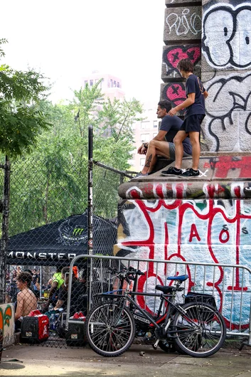 This is the best seat in the house. Good luck getting up there...and down.

<!--damnamnyc23-day2-->