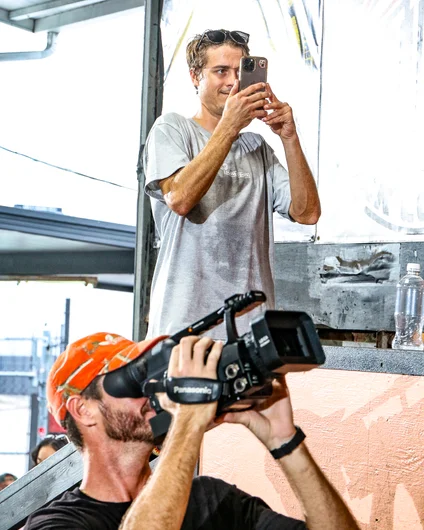 Media Crew was on site taking in all the action.


<!--gasgiantsdemo-->