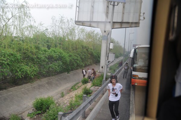 China: Road piss