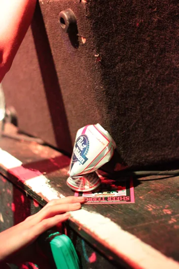 <!--PRO15FRINIGHT-->
Many of these were consumed during the show and subsequent mosh pit. Thanks PBR as always.