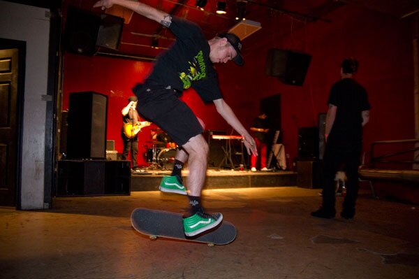 Jacob has a few flat ground tricks